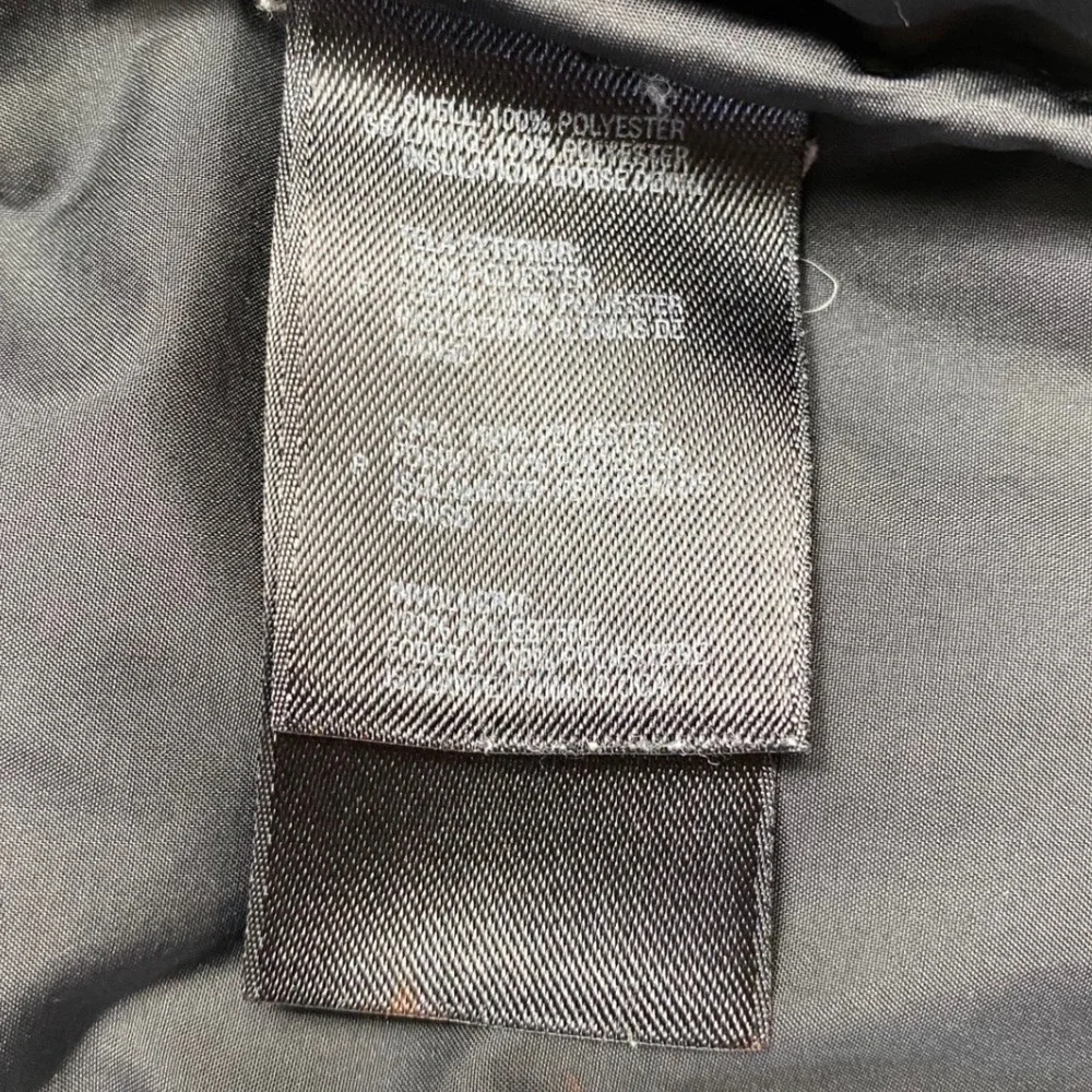 The North Face Nuptse 600 Down Puffer Jacket Boys XL Grey Black Coat